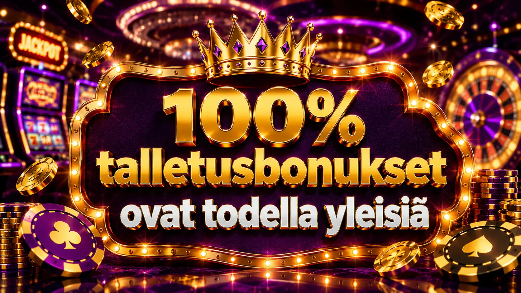 100 talletusbonus on yleisin