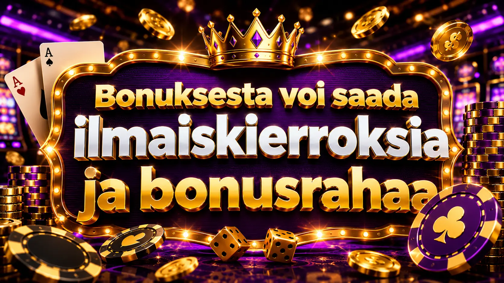 Bonuksesta ilmaiskierroksia ja bonusrahaa