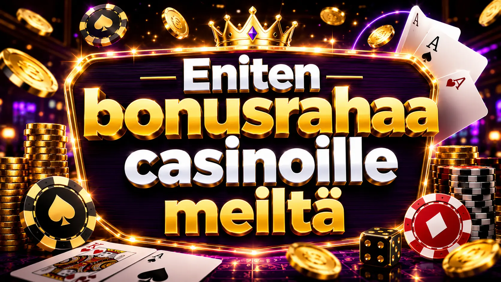 Bonusraha.comista löydät eniten bonusrahaa casinoille
