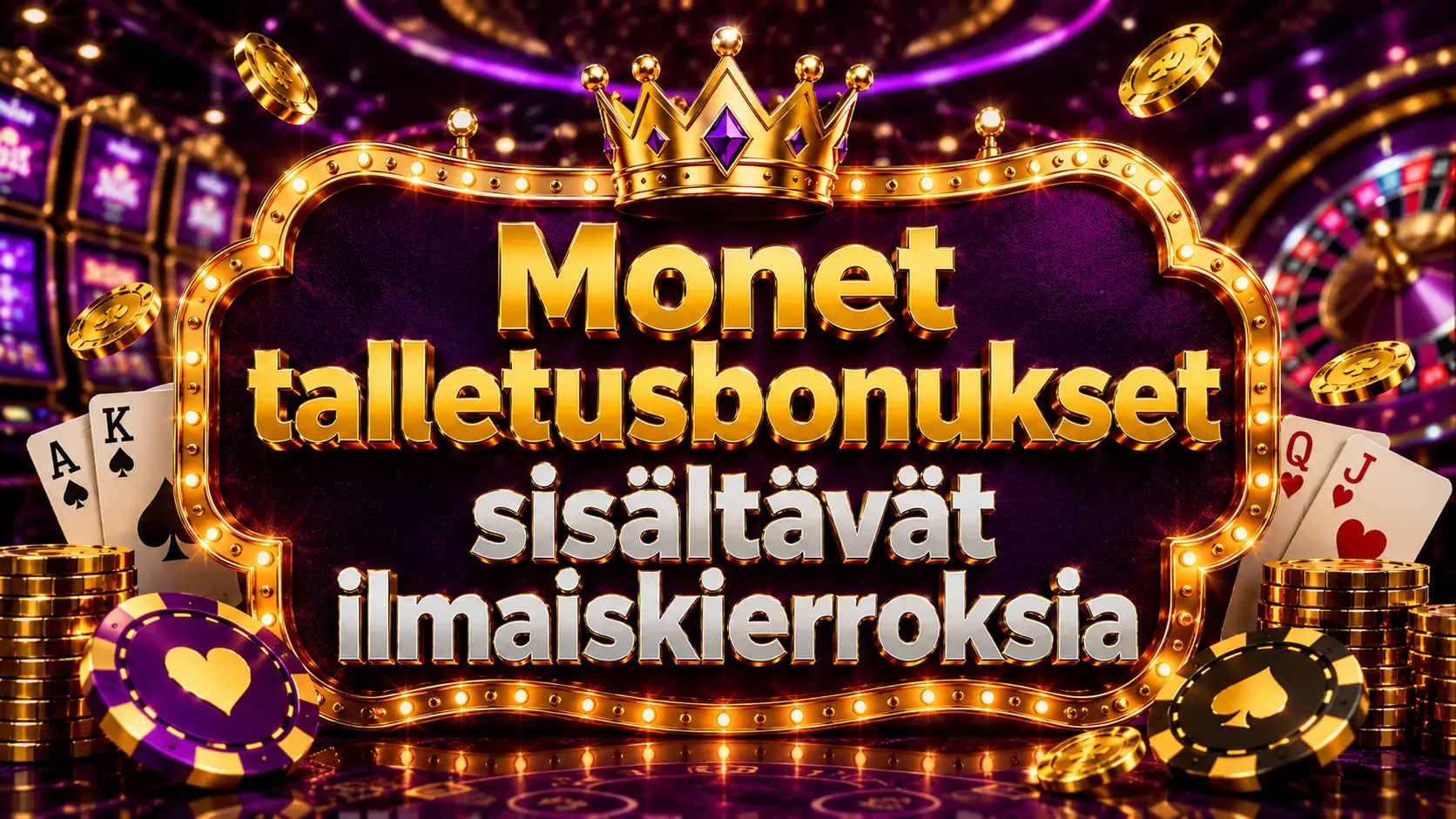 Monet talletusbonukset sisältää ilmaiskierroksia