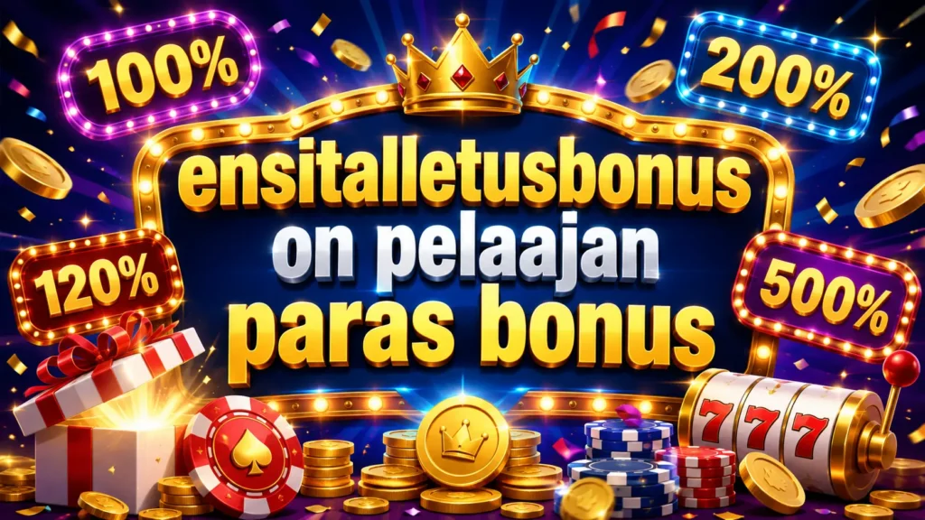 Ensitalletusbonus on pelaajan paras bonus
